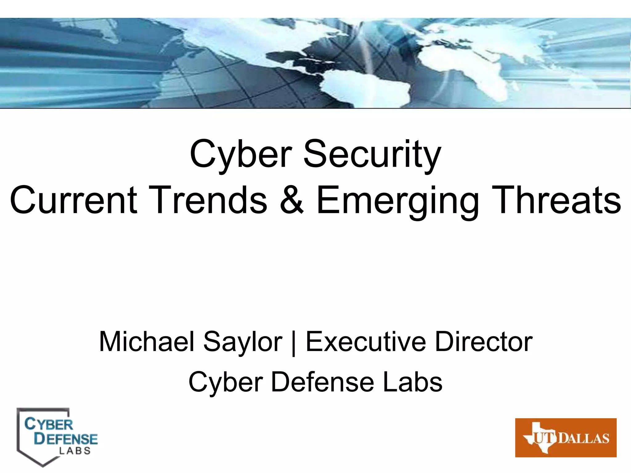 Cyber Security Emerging Threats | PPT