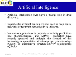 Current and Future Aspects of AI In Drug Discovery Design and ...