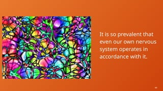 44
It is so prevalent that
even our own nervous
system operates in
accordance with it.
 