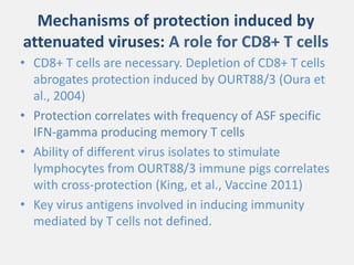 Current approaches for African swine fever virus vaccine development