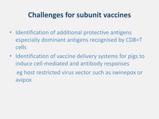 Current approaches for African swine fever virus vaccine development