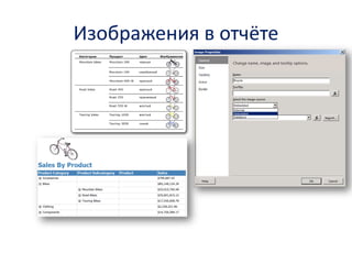 Изображения в отчёте  