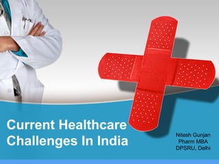 Current Healthcare Challenges In India | PPT