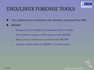 Linux Forensics Tools Current Computer Forensics Tools in Cyber forensics.ppt