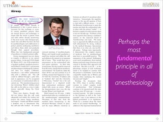 Perhaps the
most
fundamental
principle in all
of
anesthesiology

 