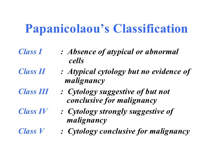 Current concepts in cervical cytology
