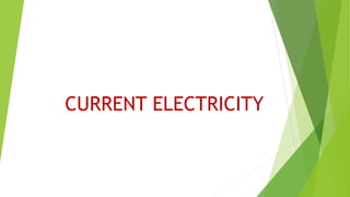 CURRENT ELECTRICITY
 