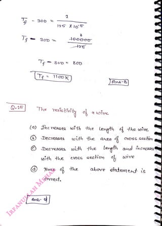 Q.15
<br>
-30O
<br>
30D
<br>
(Ts
<br>
3
<br>
)25 X
lo5
<br>
1160 K
<br>
The easctity o a wire
<br>
Decreaes
<br>
800
<br>
(4) Thc neases with the length the eire.
<br>
tsith the
<br>
Decreases ith
<br>
with the
<br>
Corect,
<br>
Nne h
the
<br>
JAne-B
<br>
the Length anl inereaes
<br>
taire
<br>
above étatemet is
<br>
 