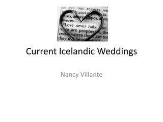 Current Icelandic Weddings Nancy Villante 