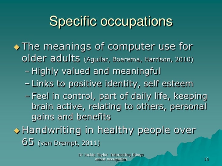 occupation what is the meaning occupation what is the meaning