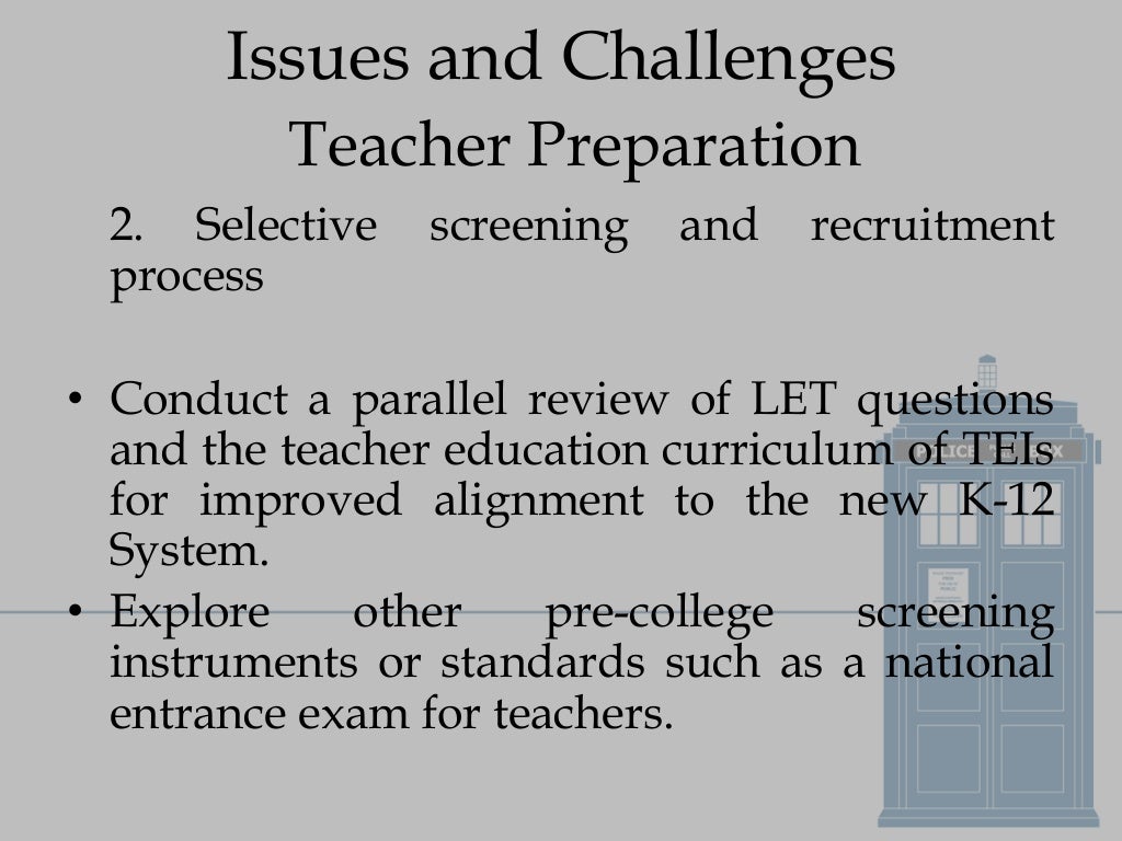 Current Issues In Education
