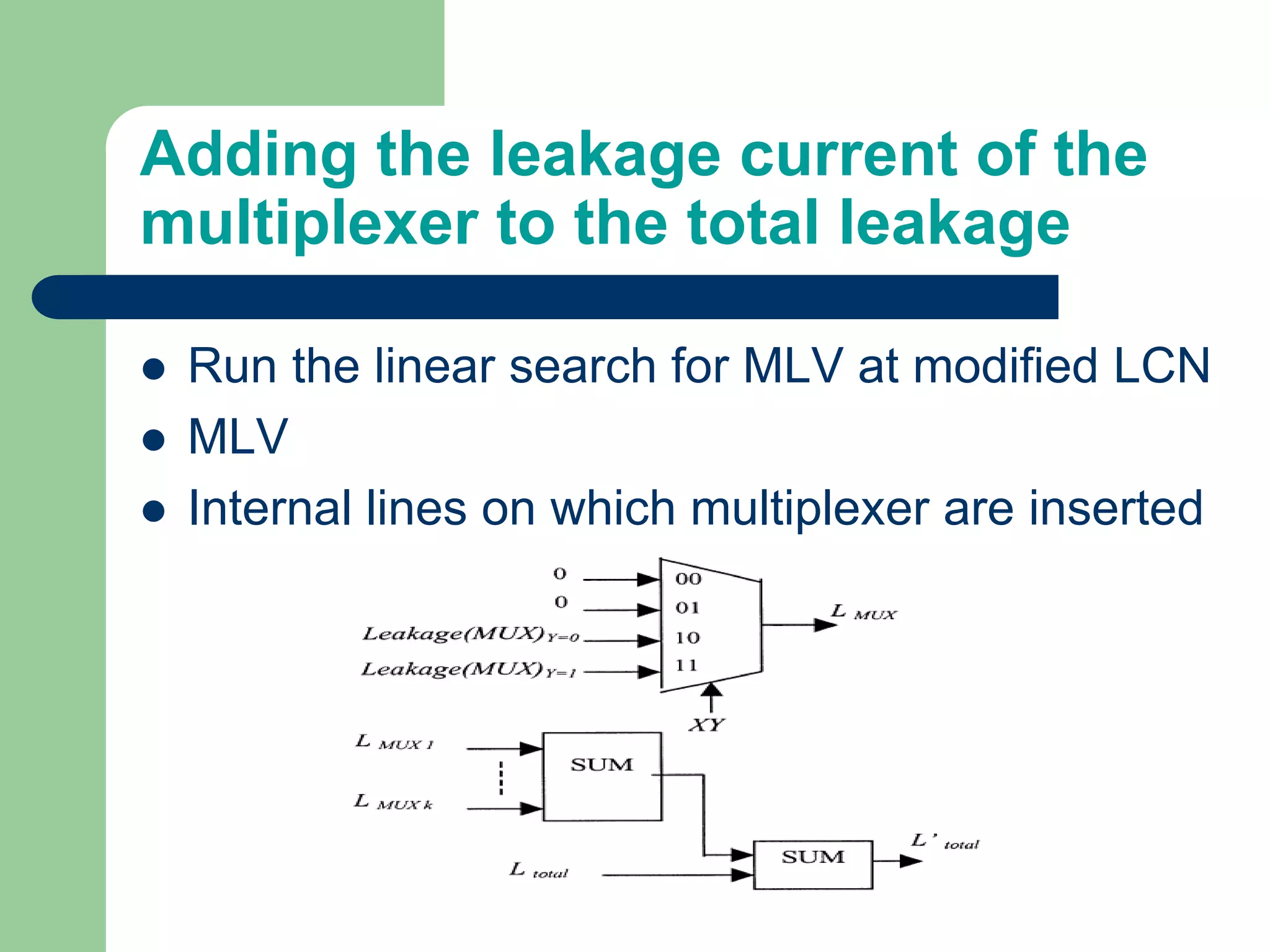 Reduction in Current leakage in CMOS VLSI Circuits | PDF