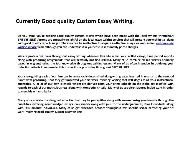 Quality essay writing jobs