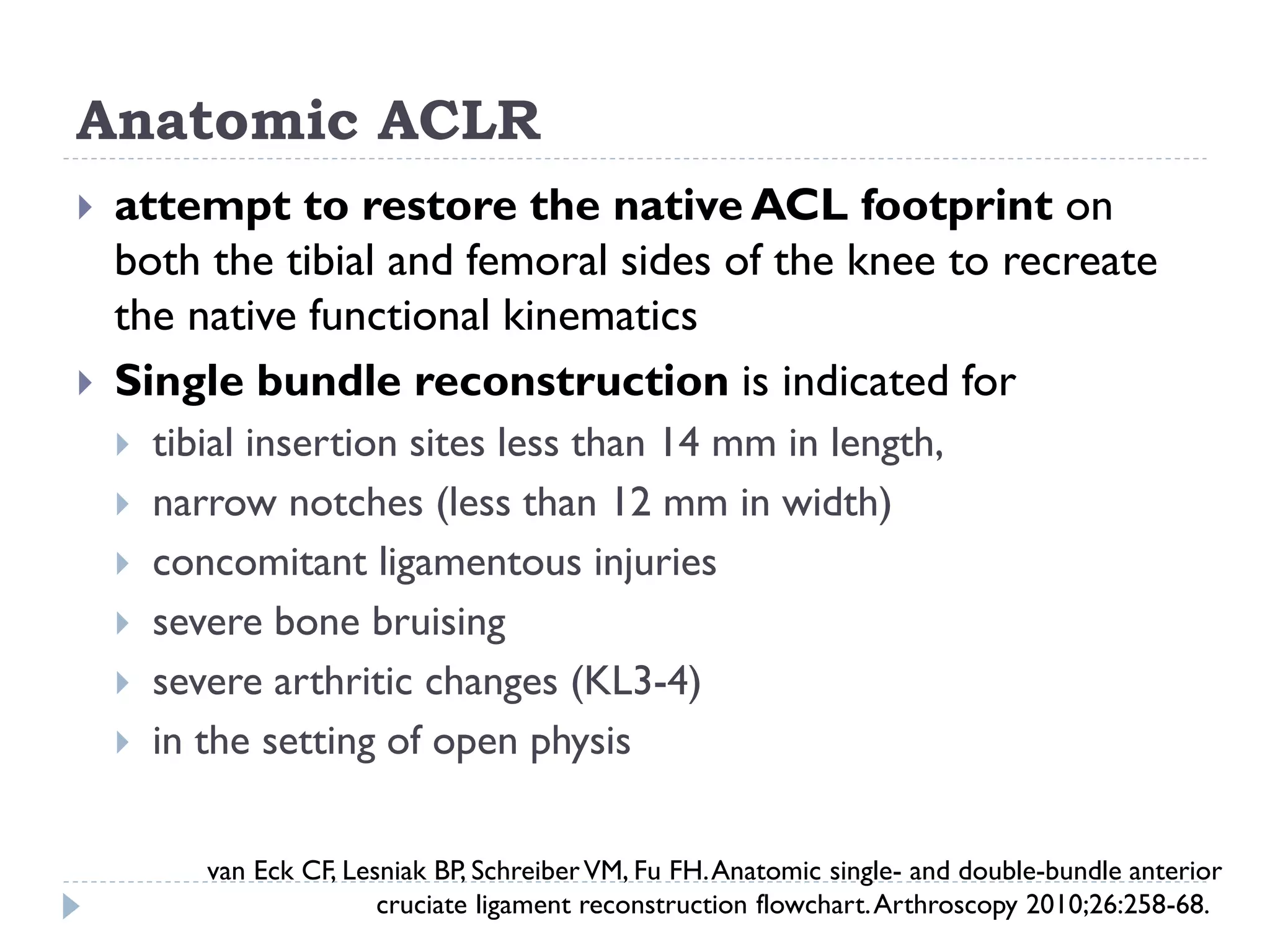 Current management of ACL injury 2017 | PDF