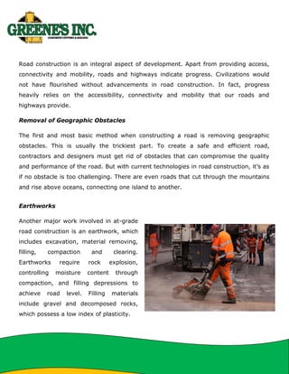 Current Methods in Road and Highway Construction | PDF