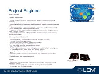 Project Engineer
4
 