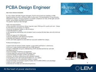9
PCBA Design Engineer
 