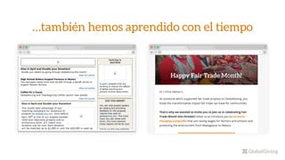 …también hemos aprendido con el tiempo
 