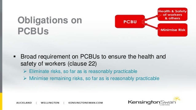 Current reforms in NZ Health and Safety law