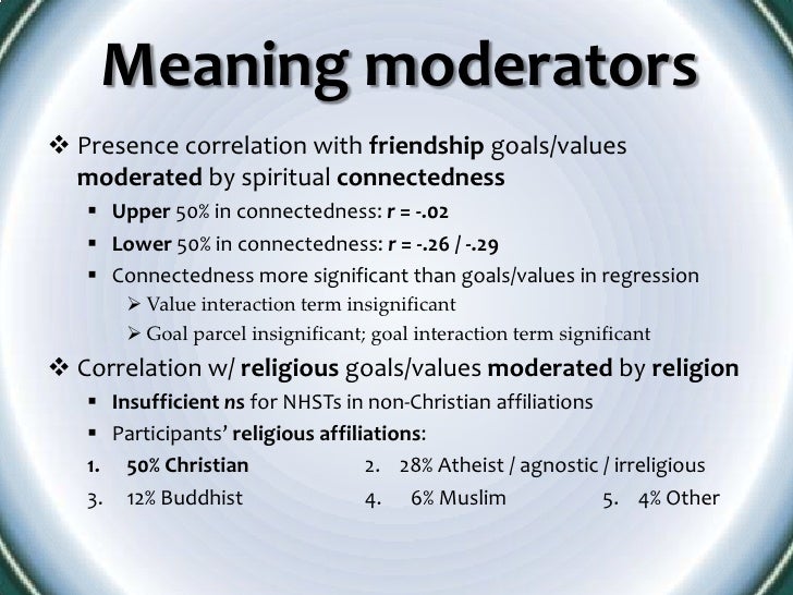 2011 Presentation Current Research In Existential Psychology