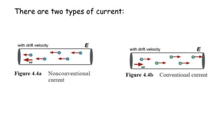 There are two types of current:
 