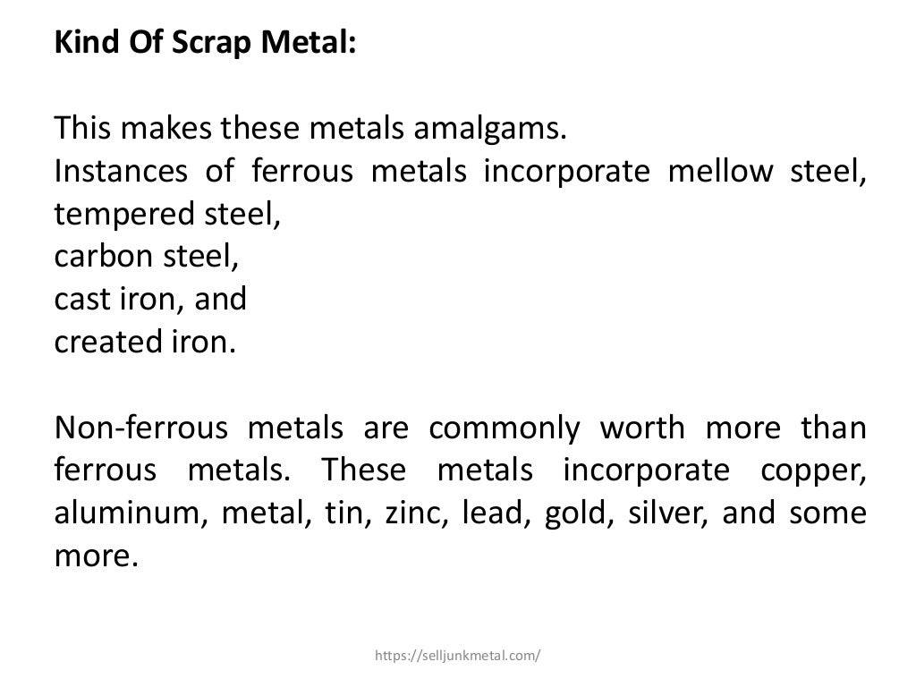 Current Scrap Metal Prices Current Scrap Metal Prices