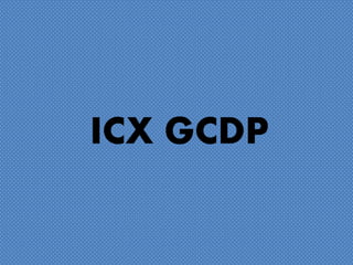 ICX GCDP
 
