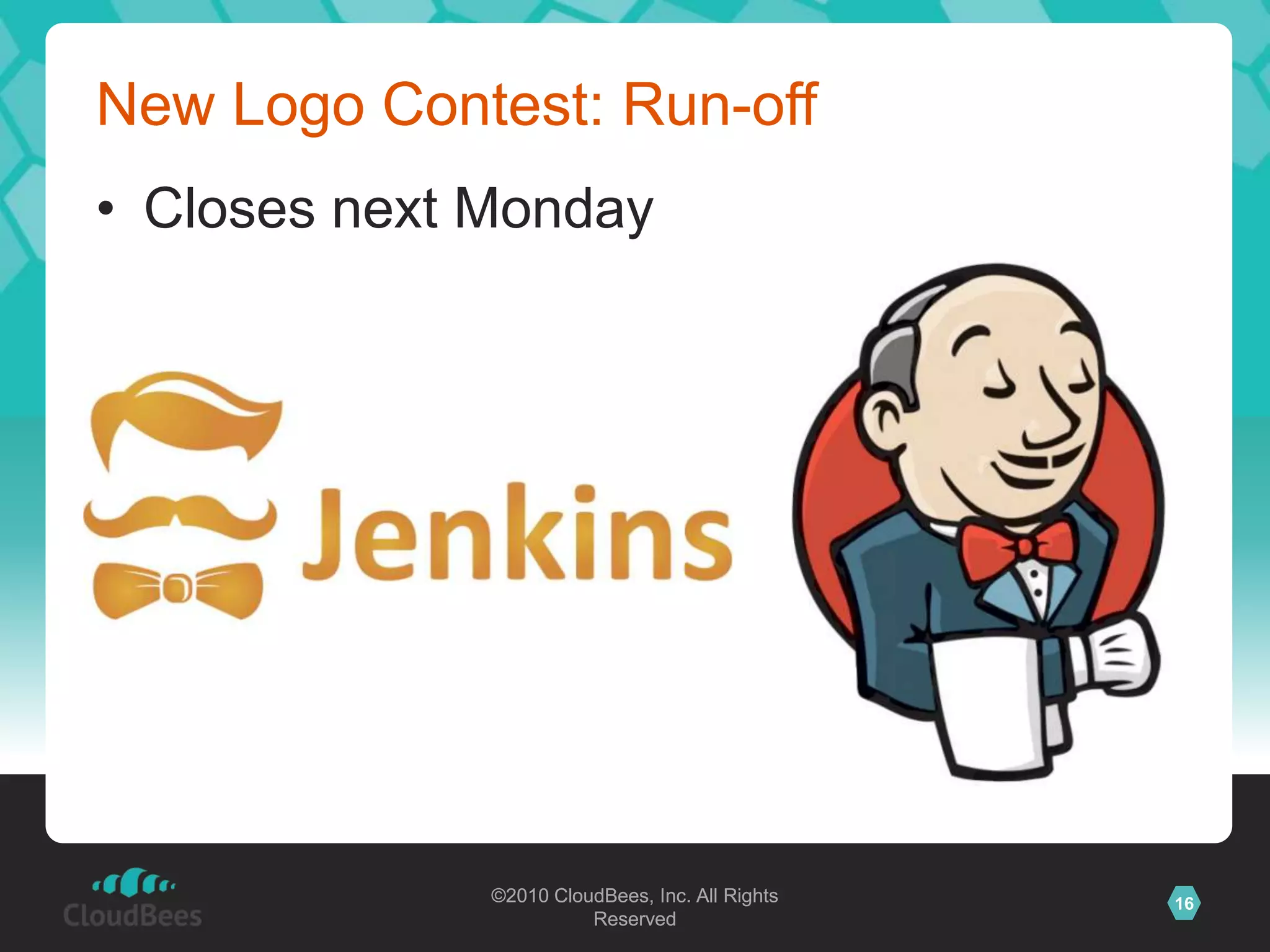 New Logo Contest: Run-offCloses next Monday