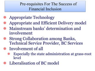 Financial Inclusion in India | PPTX