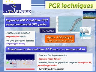 Current status of serological and nucleic acid based diagnostic techniques for ASF