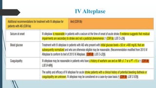 IV Alteplase
 