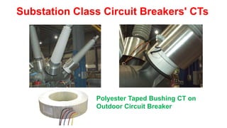 Substation Class Circuit Breakers' CTs
Polyester Taped Bushing CT on
Outdoor Circuit Breaker
 