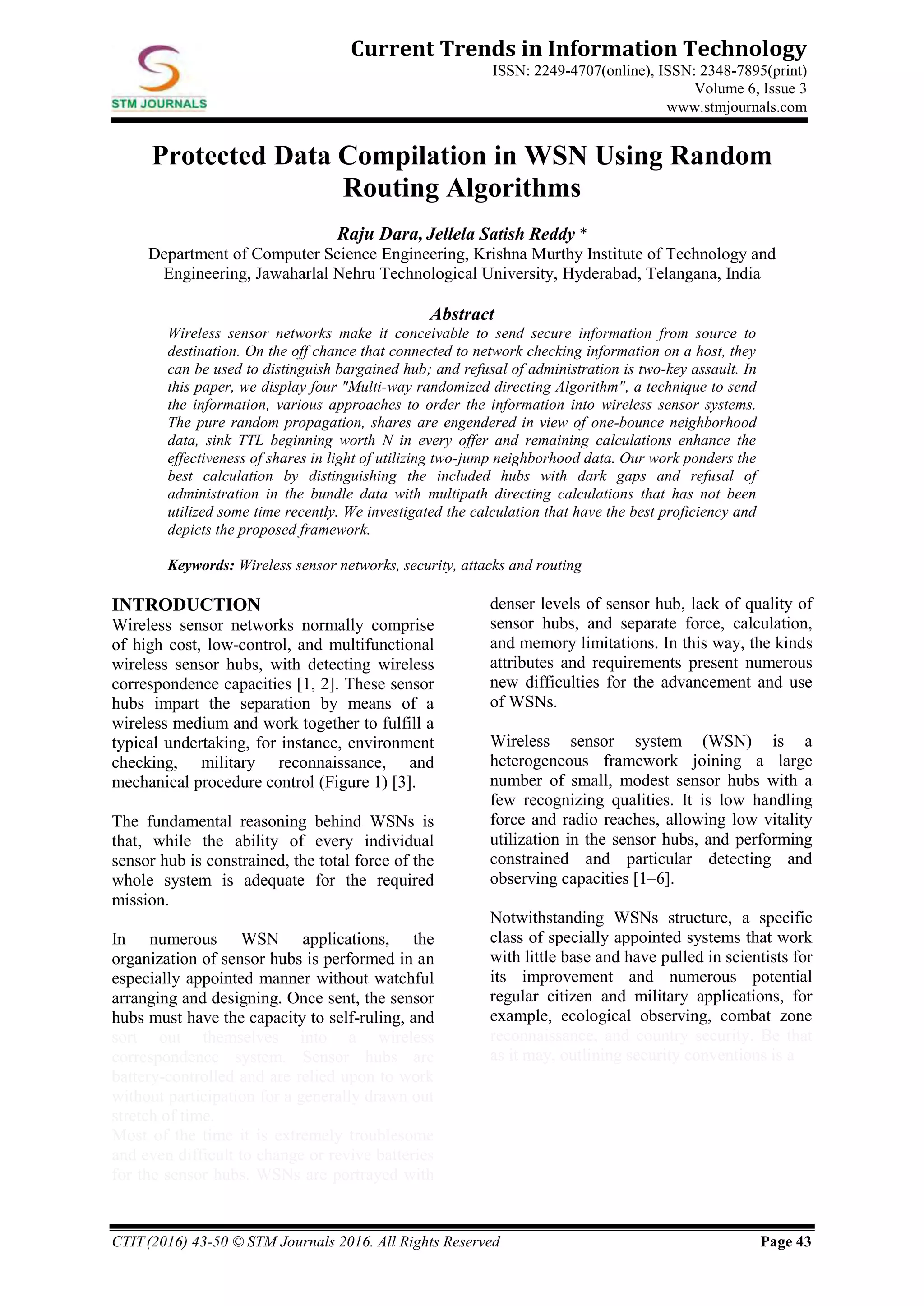 Current Trends in Information Technology vol 6 issue 3 | PDF