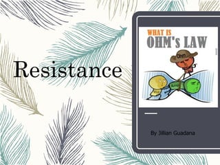 Resistance
By Jillian Guadana
 