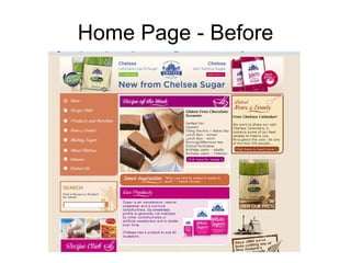 Home Page - Before 