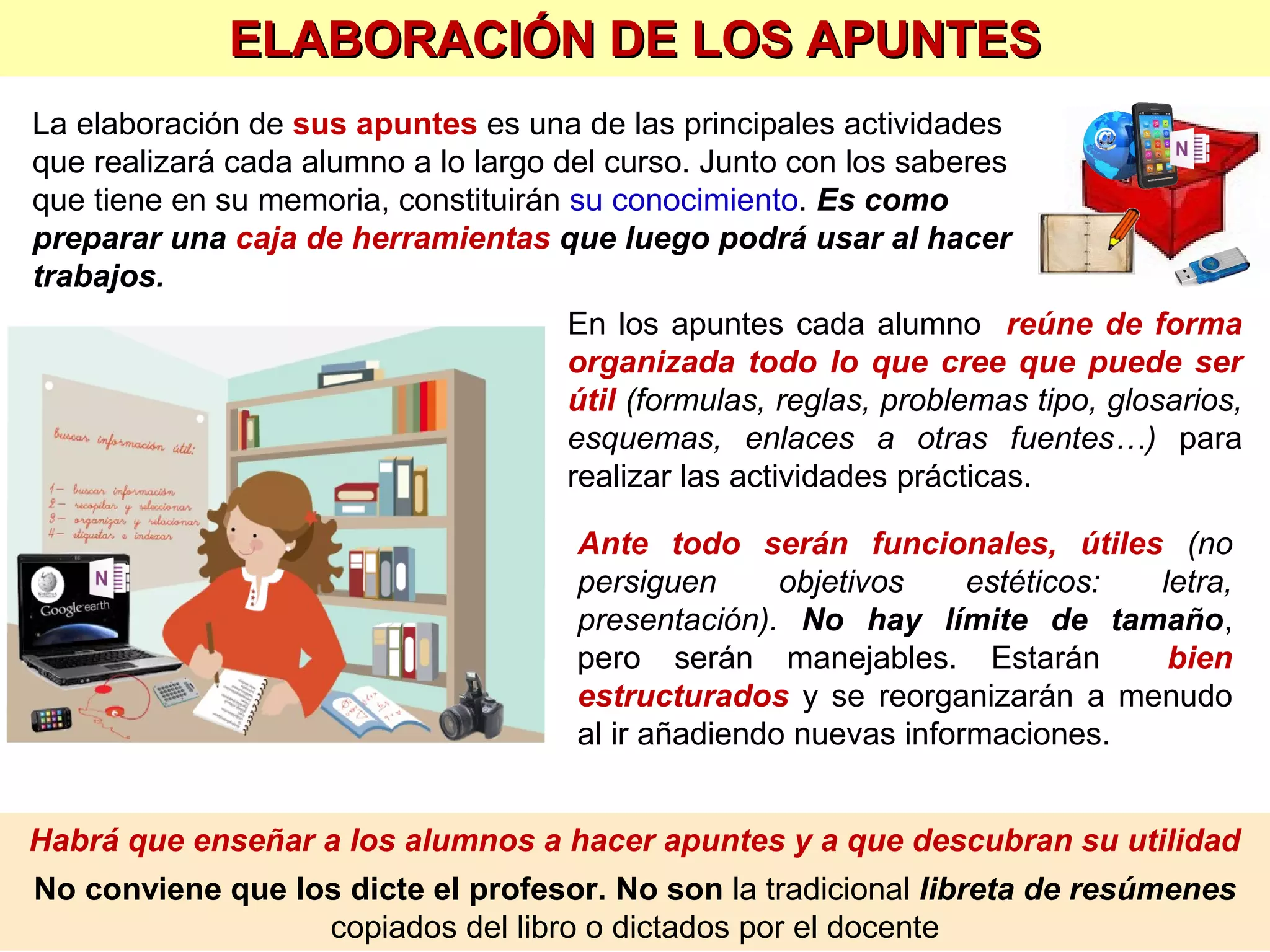 OBJETIVO: Desarrollar competencias, crear conocimiento (consultar información,
compartir y discutir), y aplicarlo a situaciones reales.Pere Marquès& Ana Masllorens(2013)
Se hacen consultando información (apuntes, glosario, libreta de tareas, Internet…)
Son tareas contextualizadas en la vida real,
a menudo proyectos colaborativos donde los alumnos asumen roles
EJEMPLOS DE ACTIVIDADES PRÁCTICAS 1/3
• Problemas y ejercicios de relacionar, analizar., sintetizar..
• Líneas de tiempo (viajero en el tiempo), mapas
conceptuales y geográficos, diagramas, esquemas,
posters…
• Síntesis de las clases y de noticias de prensa en su blog
• Buscadores de información y recursos :en libros,
Internet…(citan fuentes)
• Especialistas en un tema de la asignatura y hacen de
blogueros, “curator”
• Investigadores: experimentan, investigan (laboratorio,
simulador, webquest), inventan…
 