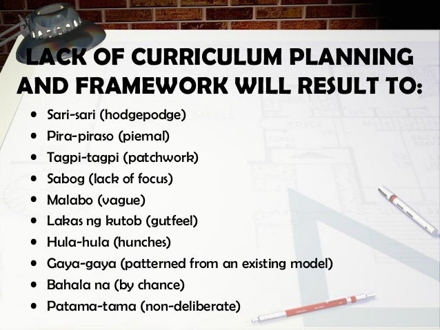 Curriculum Planning In The Philippines