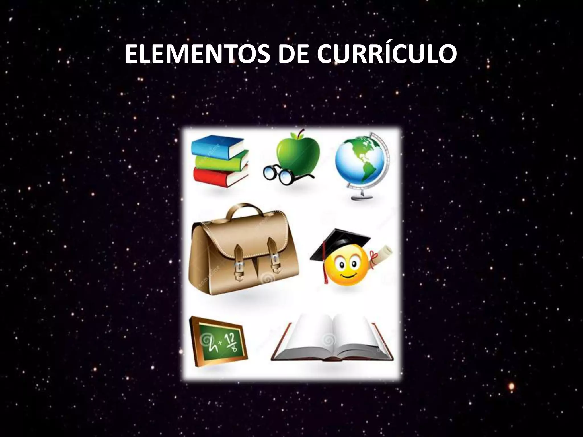 ELEMENTOS DE CURRÍCULO