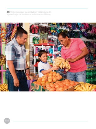 126
IV. Competencias, capacidades y estándares de
aprendizaje nacionales de la Educación Básica
 