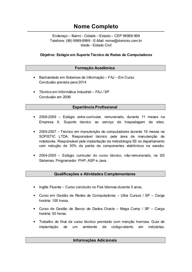 Curriculo Pronto 3