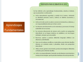 Aprendizajes
Fundamentales
 