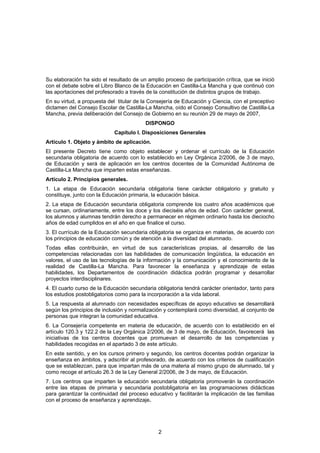 Su elaboración ha sido el resultado de un amplio proceso de participación crítica, que se inició
con el debate sobre el Li...