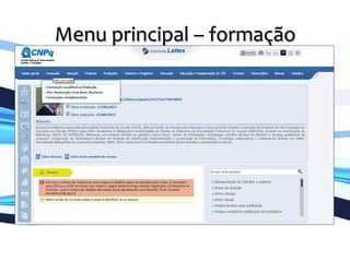Menu	
  principal	
  –	
  formação	
  
	
  
 