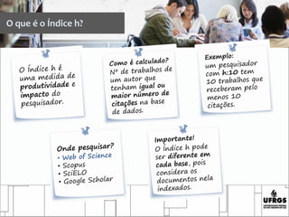 O que é o Índice h?
 