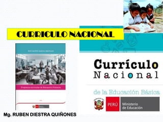 CURRICULO NACIONAL
Mg. RUBEN DIESTRA QUIÑONES
 