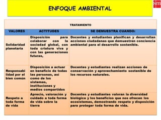 ENFOQUE AMBIENTALENFOQUE AMBIENTALENFOQUE AMBIENTALENFOQUE AMBIENTAL
 