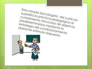 Esta m
            ir
  suped ada tecno
          ita la         logista
 cump             pr              d
        limien áctica ped el currículo
 prede           to min         a
        te              ucioso gógica al
estrat rminados m               de ob
                                     jetivos
       egia d            edian
opera           el con          t
       nte es          dicion e la
               timulo         a
                      -respu miento
                             esta.
 