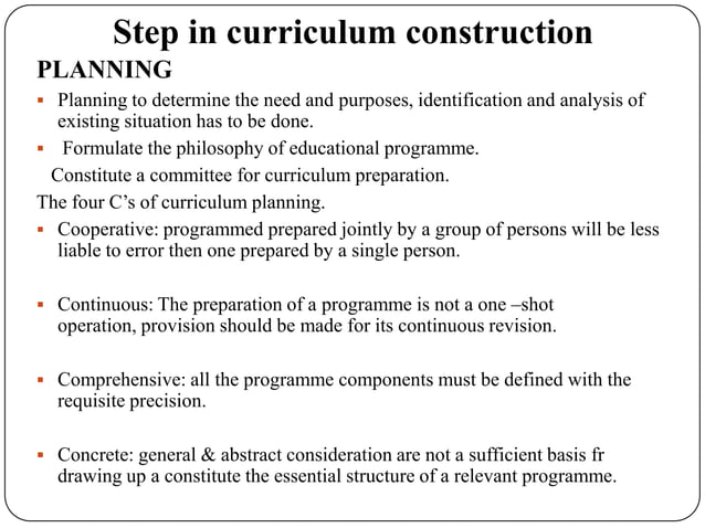 Curriculum | PPTX