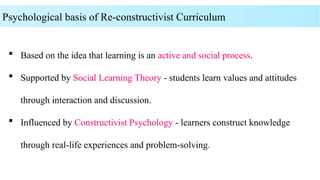 Overt Curriculum Image Re-constructivist curriculum | Hidden curriculum | Explicit / Overt ...