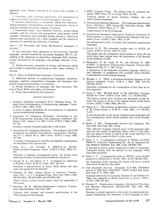 Curriculum 68: Recommendations for Academic Programs in Computer Scence ...